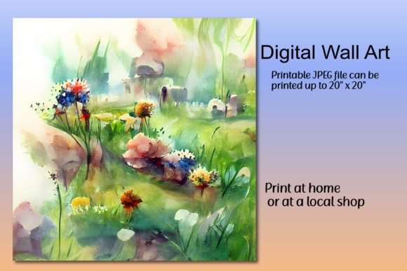 Floral Digital Wall Art Printable: Creative Freedom for Your Spaces