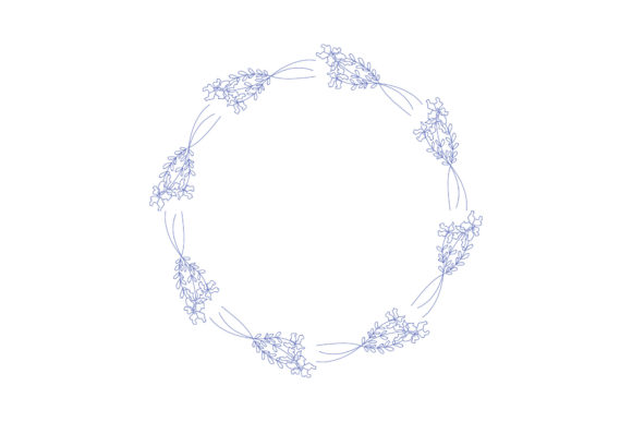 Floral Frame Circle Isolated: Your Versatile Design Asset