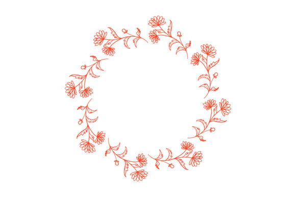 Frame Floral Vector Decoration: A Versatile Creative Asset