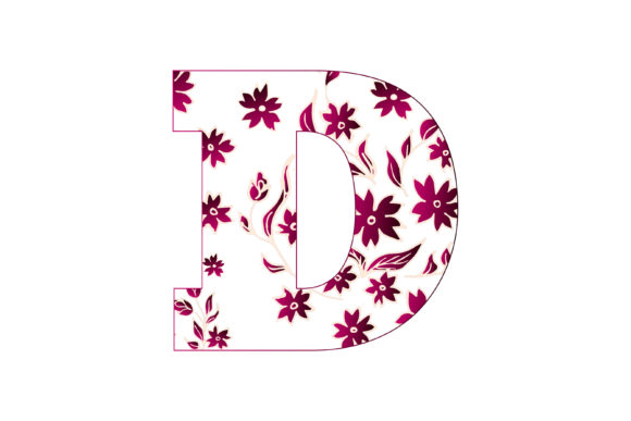 Harnessing a Colorful Floral Alphabet D for Intentional Visual Storytelling