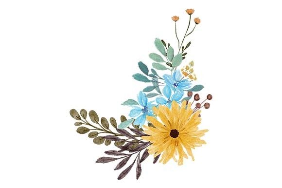 Integrating the Watercolor Floral Bouquet Curve Element into Your Creative Workflow