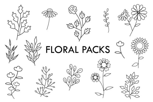 The Art of Simplicity: Embracing Outlined Floral Design