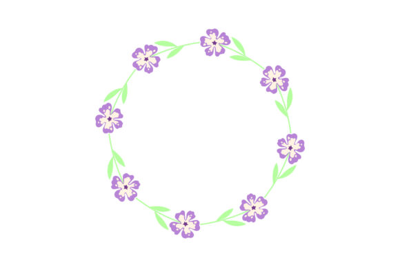 The Floral Frame Circle Decorative: A Versatile Asset for Modern Creatives