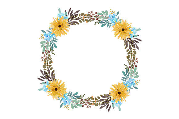 The Strategic Power of a Watercolor Floral Wreath Circle Frame