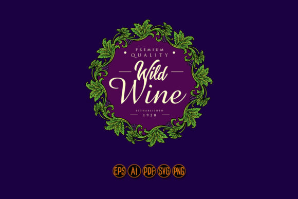 The Versatile Art of Vintage Graphic Design: Exploring the Grape Floral Ornament Frame