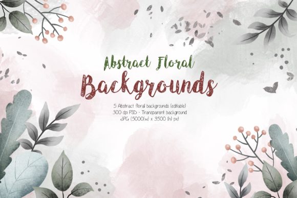 The Versatile Charm of a Watercolor Abstract Floral Background