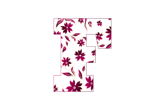 Unlocking Creative Projects with the Colorful Floral Alphabet F